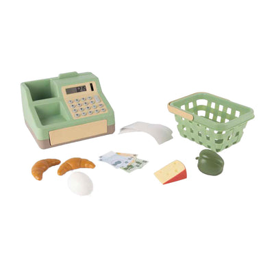 Dantoy Kassa con cestino e accessori per lo shopping