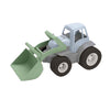 Dantoy tractor met voorlader groen blauw, 30cm