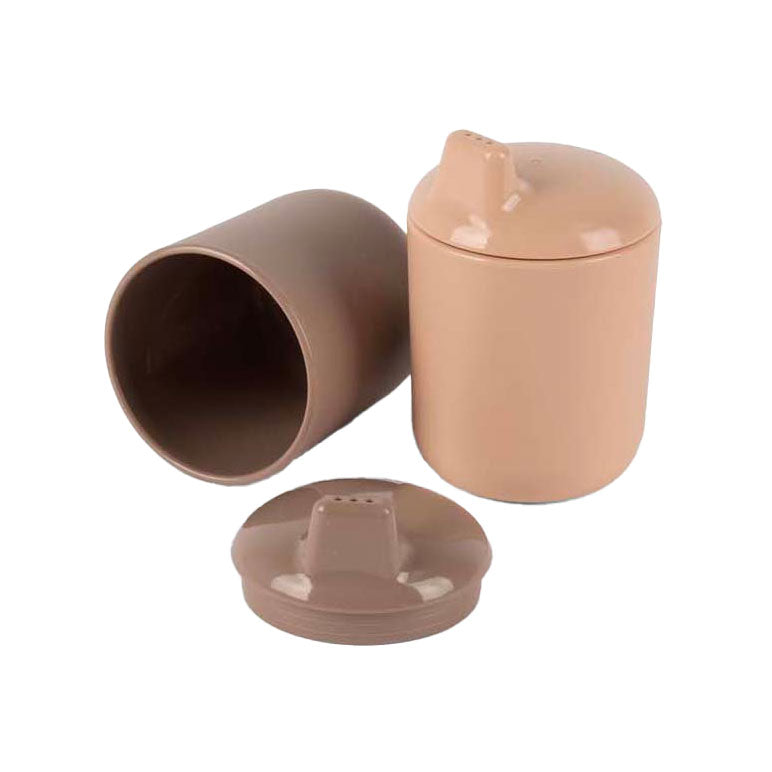 Dantoy Anti-Mess Bebe Cups Beige Mokka, 2dlg.