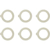 Bormioli rocco fido weckpotring rond rubber 90 mm 6 stuks voor inmaakpot