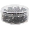Puntine per carte aziendali Creativ, l: 17 mm, d 6 mm, nere, 100 pezzi 1 scatola