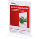 Porta folletos office depot a4 transparente
