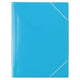 Cartelle office depot pp 500g mq a4 32x24,5cm blu 3 lembi chiusura ad elastico