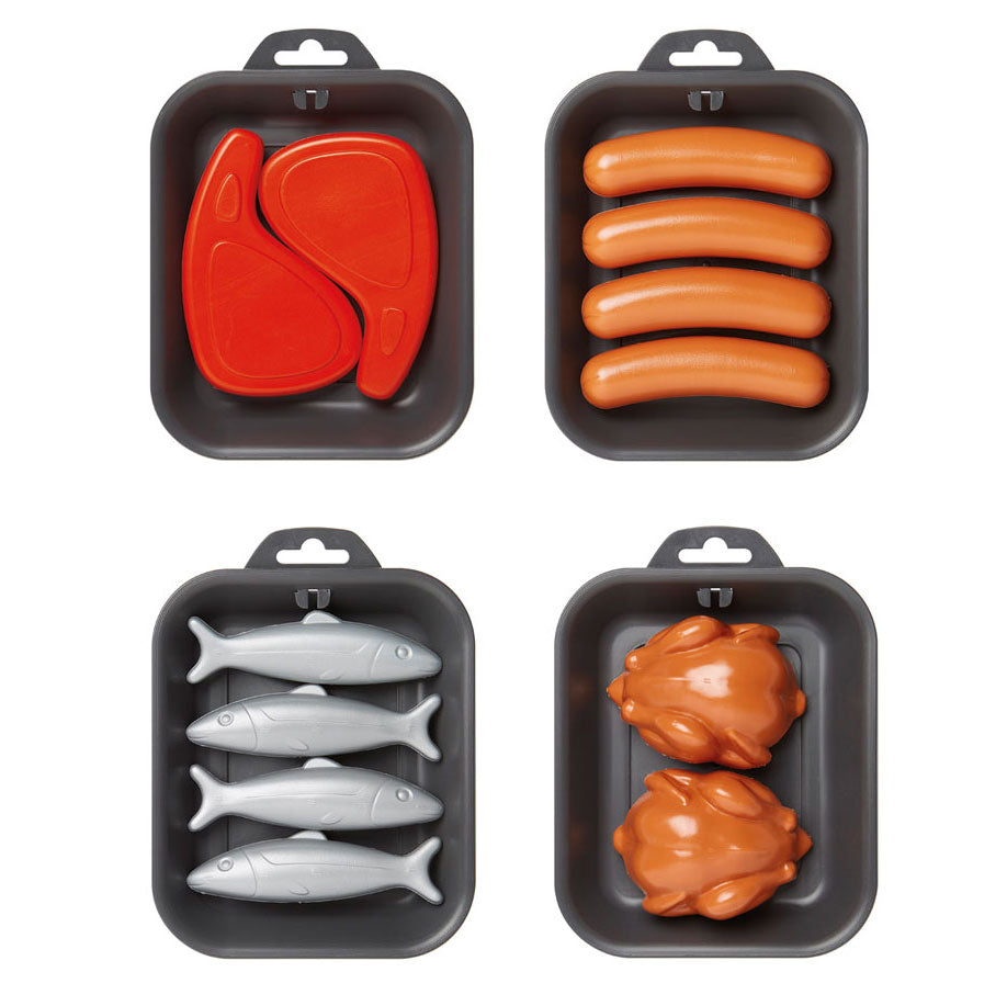 Ecoffier ecoiffier 100% chef dienblad met vlees of vis