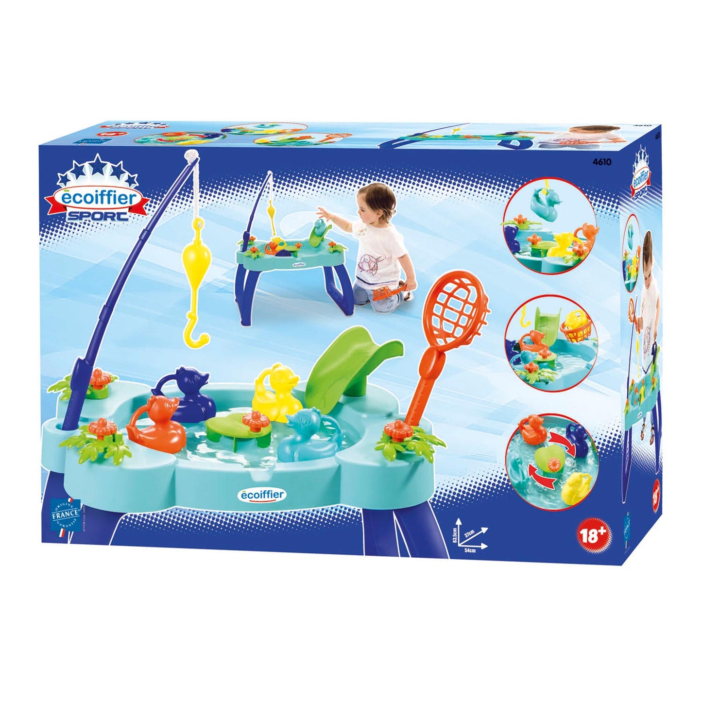 Ecoiffier Sport jugando pesca en mesa