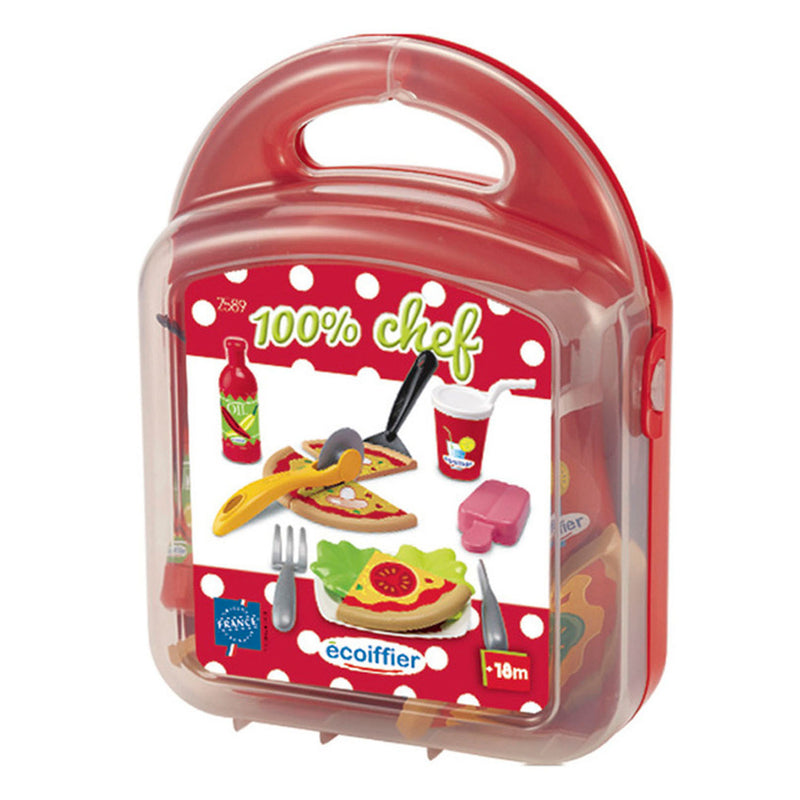 Ecoiffier 100% Chef Pizza en la maleta