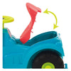 Ecoiffier tractor met aanhanger en grasmaaier