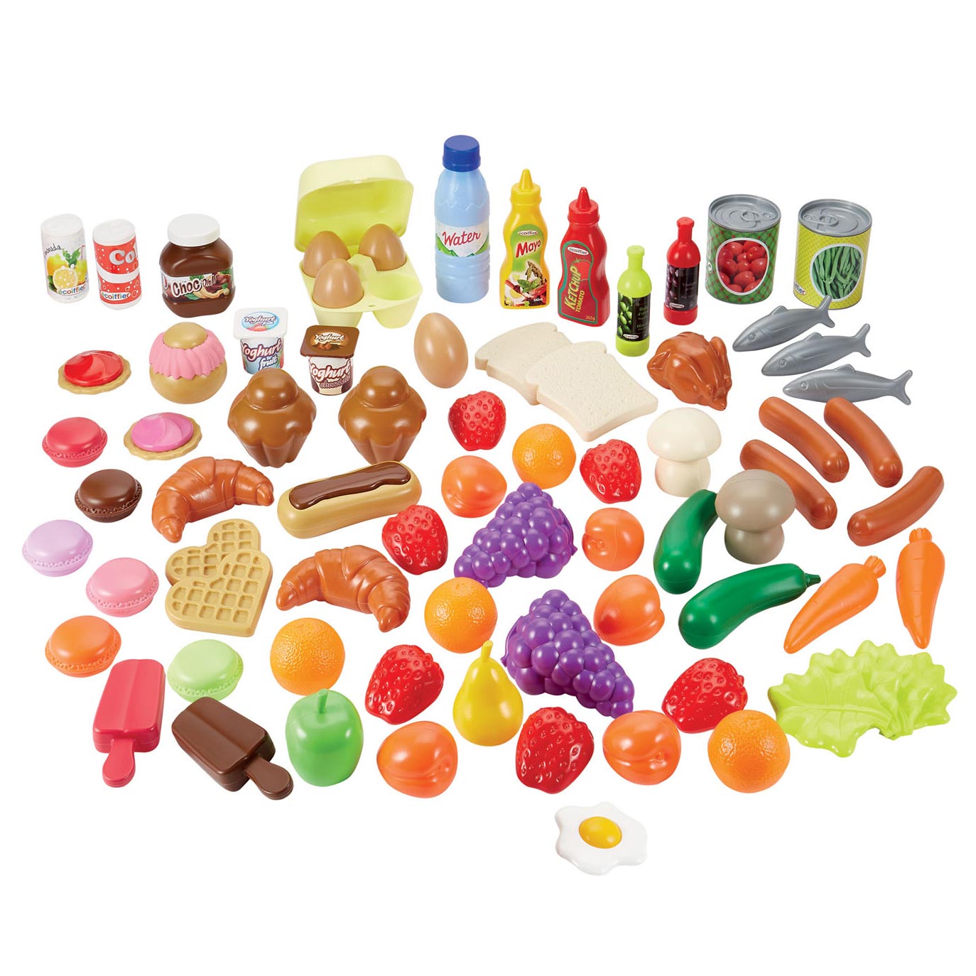 Ecoiffier speelgoed eten - 75dlg.