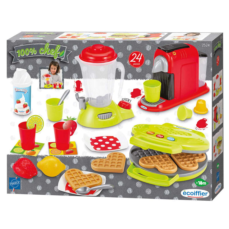 Ecoffier 100% Chef Kitchen Elettrodomestici, 24dlg.