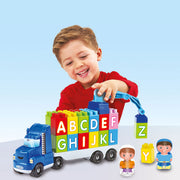 Abrick Vrachtwagen met Kraan en Letters - afbeelding 3