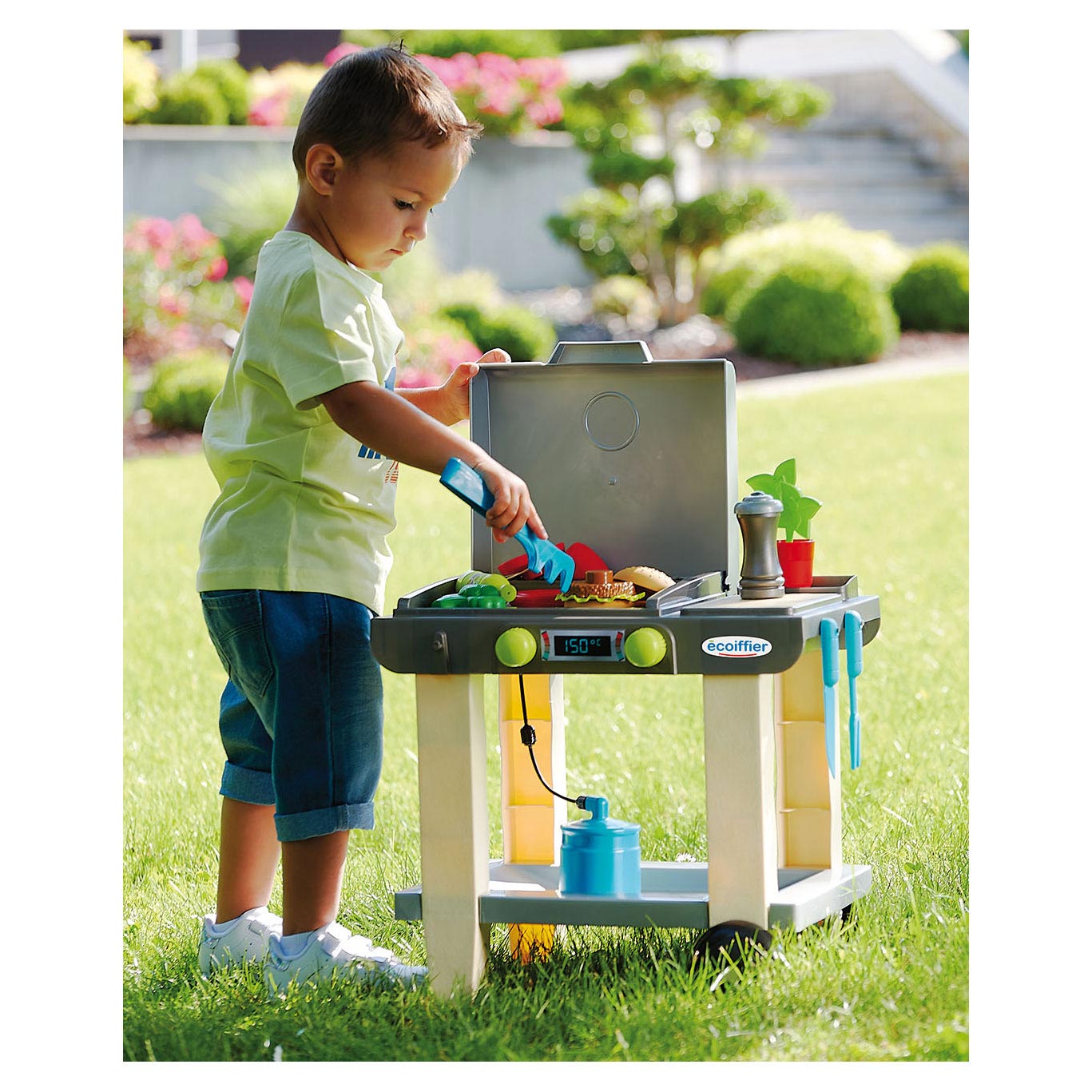 Barbecue ecoffier con accessori