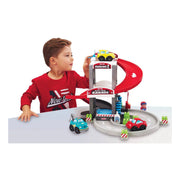 Abrick ecoiffier garage met transporter en auto's - afbeelding 4