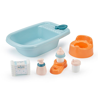 Baño de muñecas de Ecoiffier con accesorios