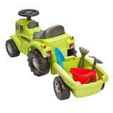 Trattore Ecoiffier con trailer - afbeelding 4