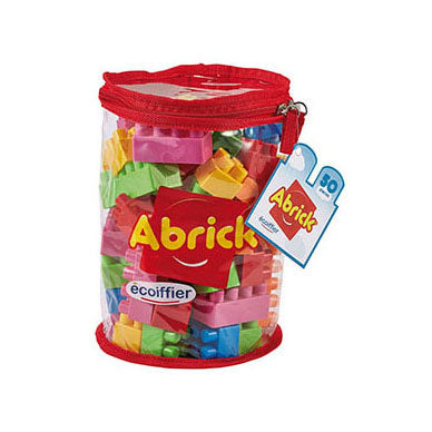 Abrick ecoiffier bouwblokken kleur - 50dlg.