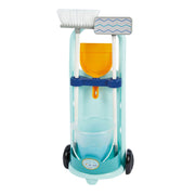 Ecoiffier schoonmaak trolley blauw - 5dlg. - afbeelding 1