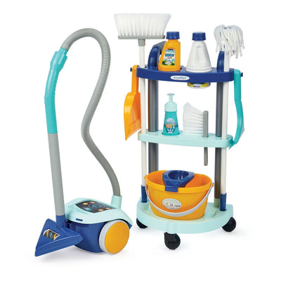 Ecoffier Clean Home Cleaning Cart con aspirapolvere