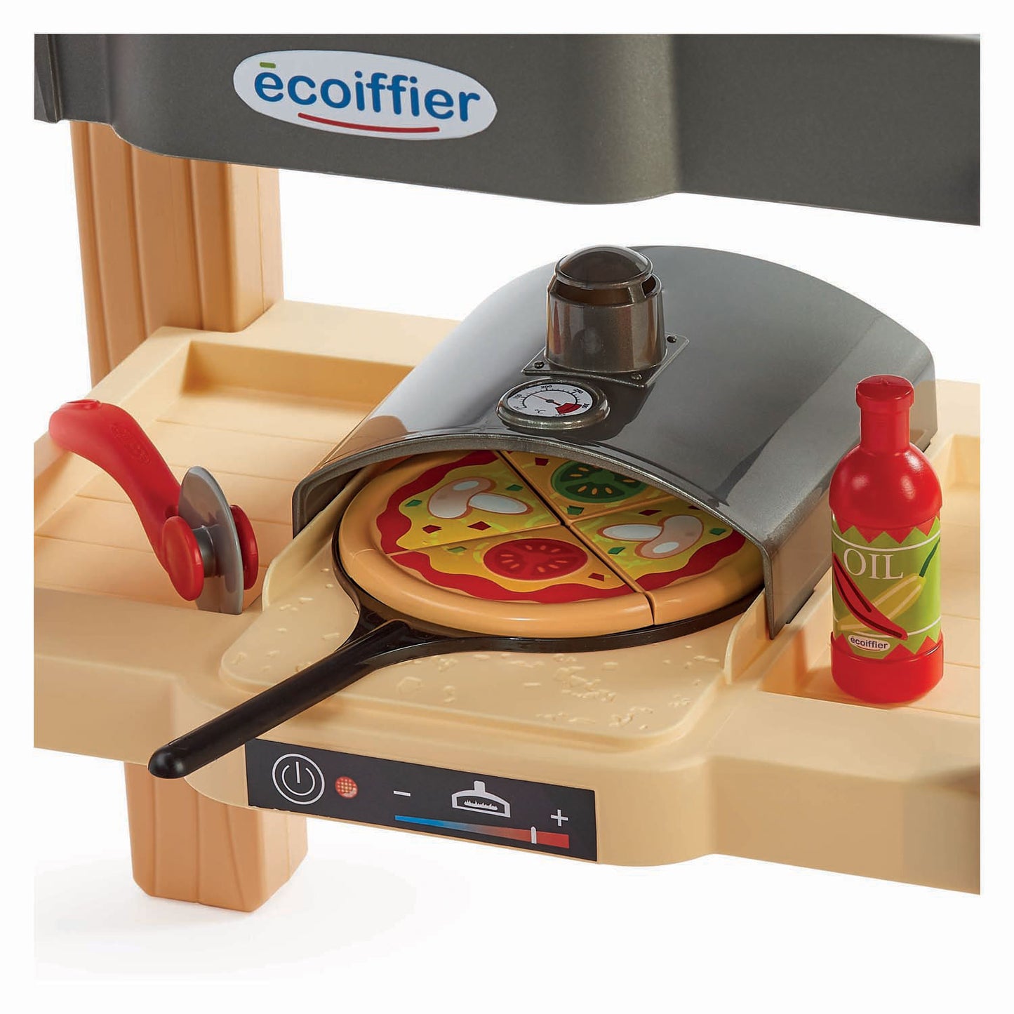Cucina estiva Ecoiffier con barbecue e forno per pizza, 27dlg.