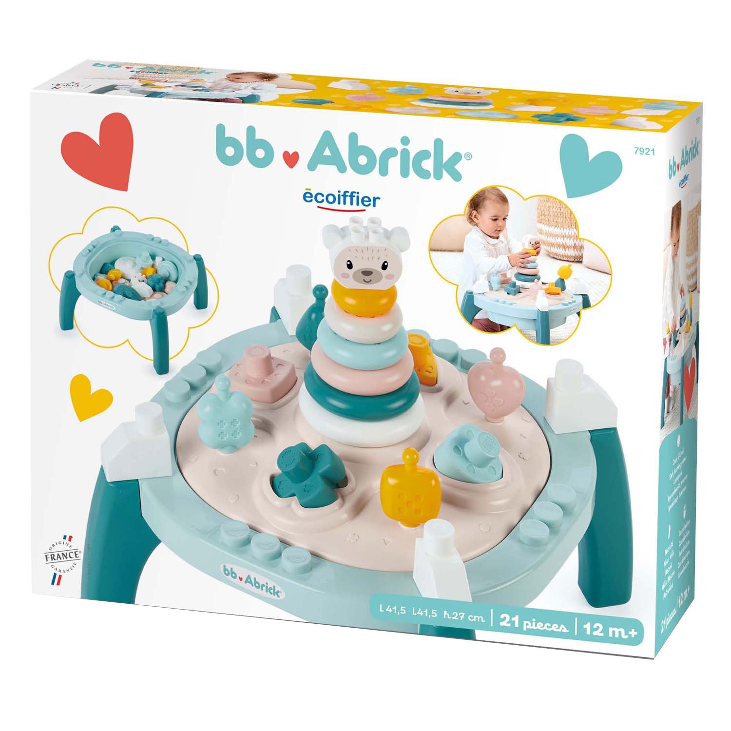 Ecoiffier Ecoiffier Baby My First Activity Table, 21dlg.