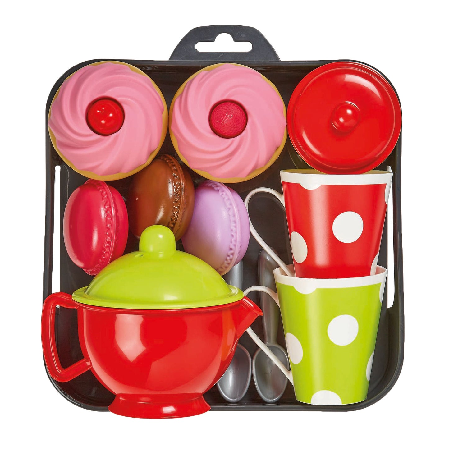 Ecoiffier 100 chef cupcakes sul set di giochi Dienlad, 12dlg.