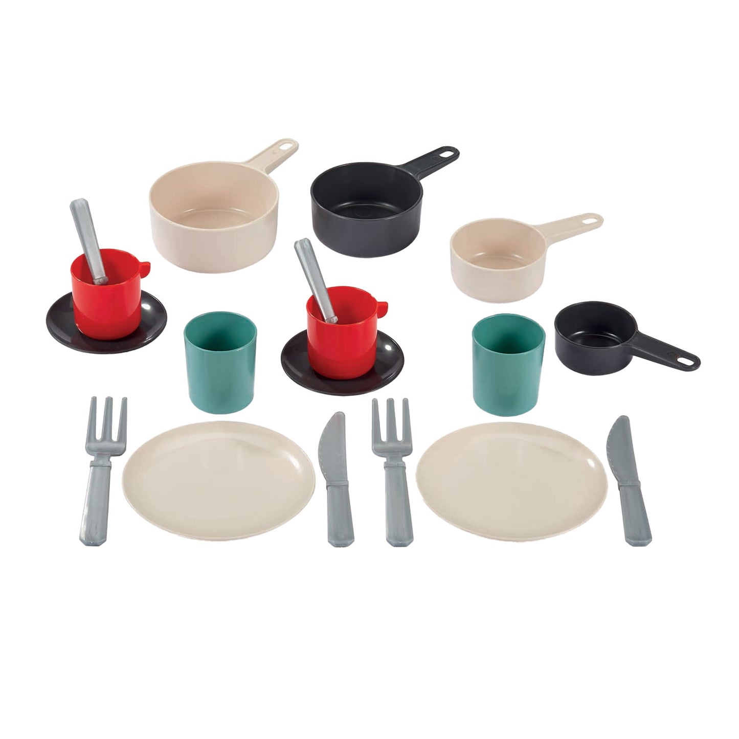 Ecoiffier 100% Chef Service e posate in Pan, 19dlg.