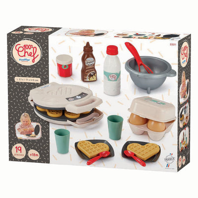 Macchina per waffle Ecoiffier 100% chef - 19 pz.