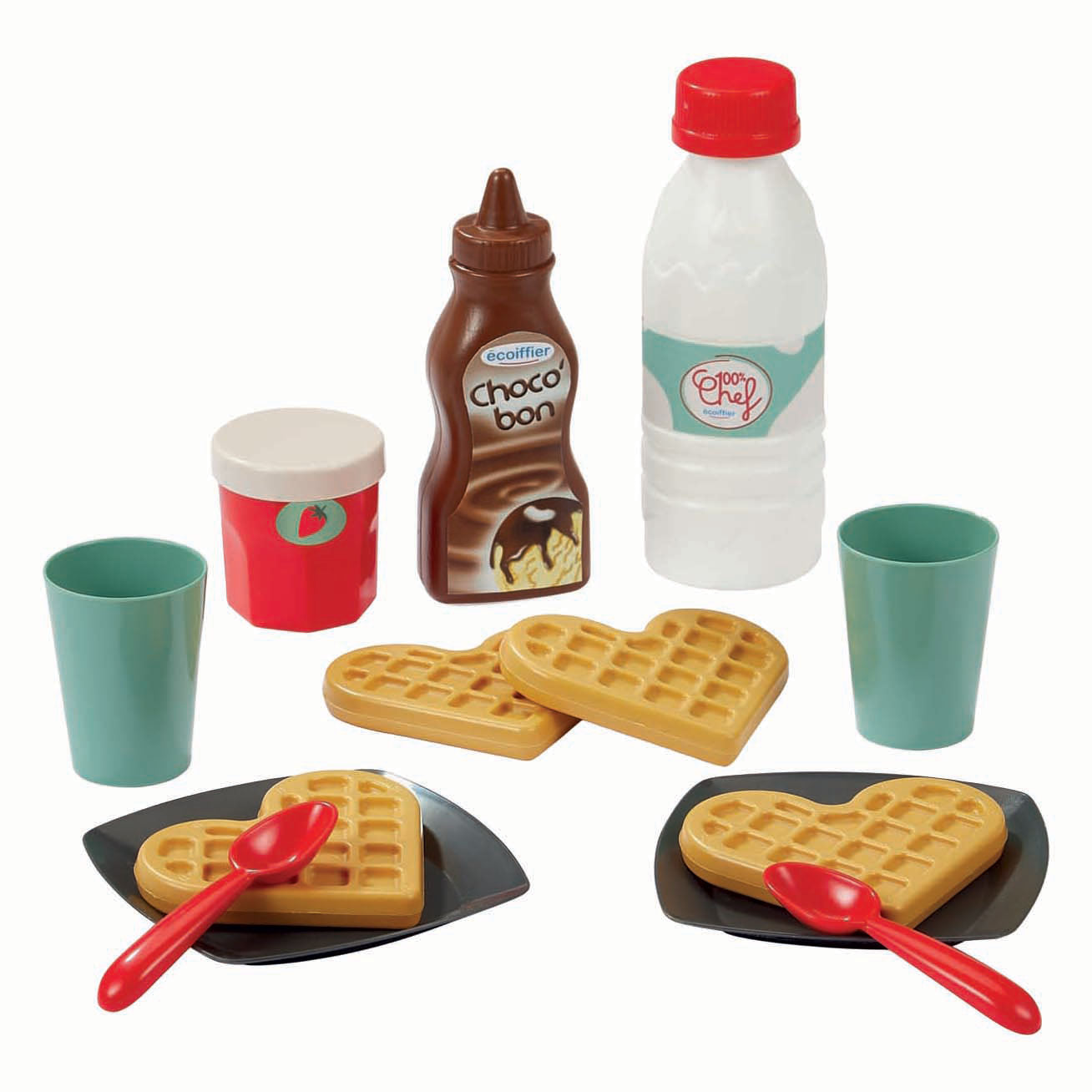 Macchina per waffle Ecoiffier 100% chef - 19 pz.