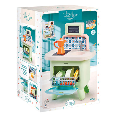 Cocina Ecoiffier eociffier vert azur color salvia - 17 uds.