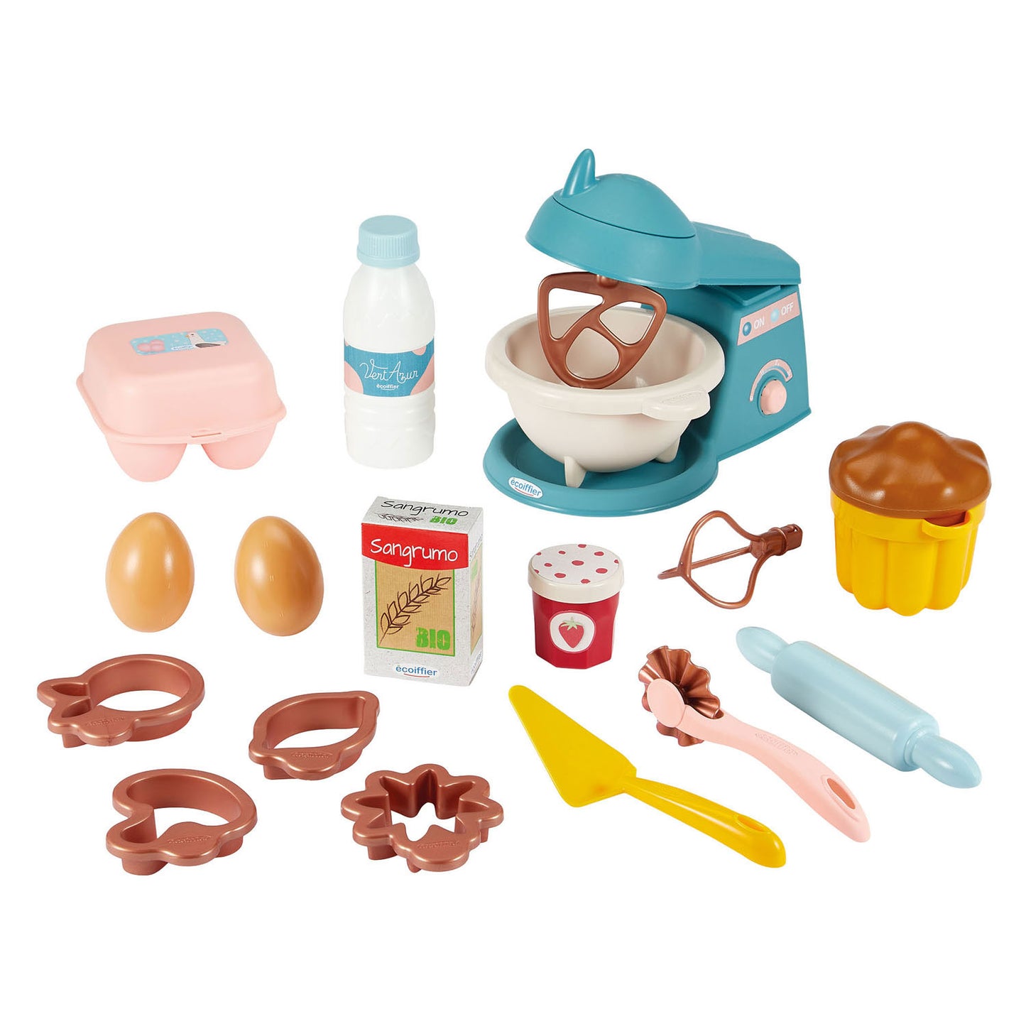Set de repostería Ecoiffier - 19 piezas.