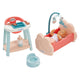 Cameretta per bebè 3in1 Ecoiffier con bambolina - 8 pezzi.