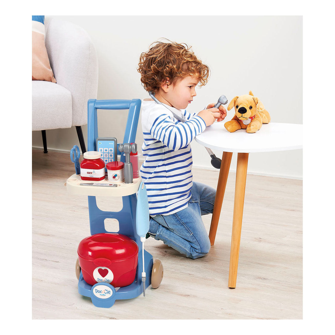 Ecoiffier medical trolley - 12 pcs.
