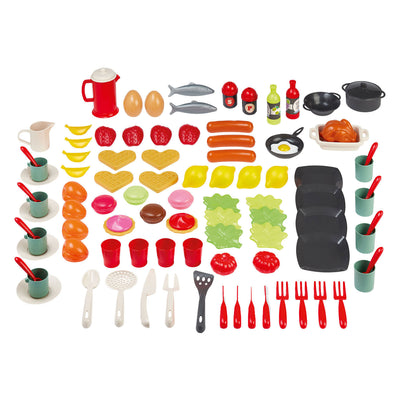 Set de comida y vajilla Ecoiffier - 100uds.