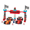 Ecoiffier mattoncini da costruzione formula 1 gran premio in mattoncini con 3 veicoli