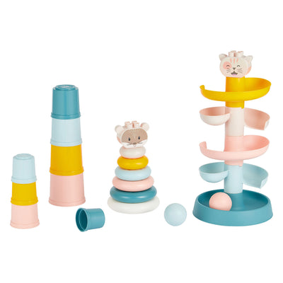Ecoiffier abrick 3 en 1 juguetes para bebés en caja de almacenamiento - 23 uds.