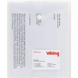 Carpeta de documentos od pp 180g m2 a5 21,5x18cm tapa transparente. Pulsador de 100 hojas.