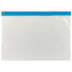Pratiche buste in PVC 297x210 mm a4 chiusura con zip blu