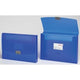 Cartelle porta documenti office depot pp a4 33,5x24 cm blu chiusura a clip 250 fogli