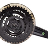 Crank set 48 38 28t 8sp negro