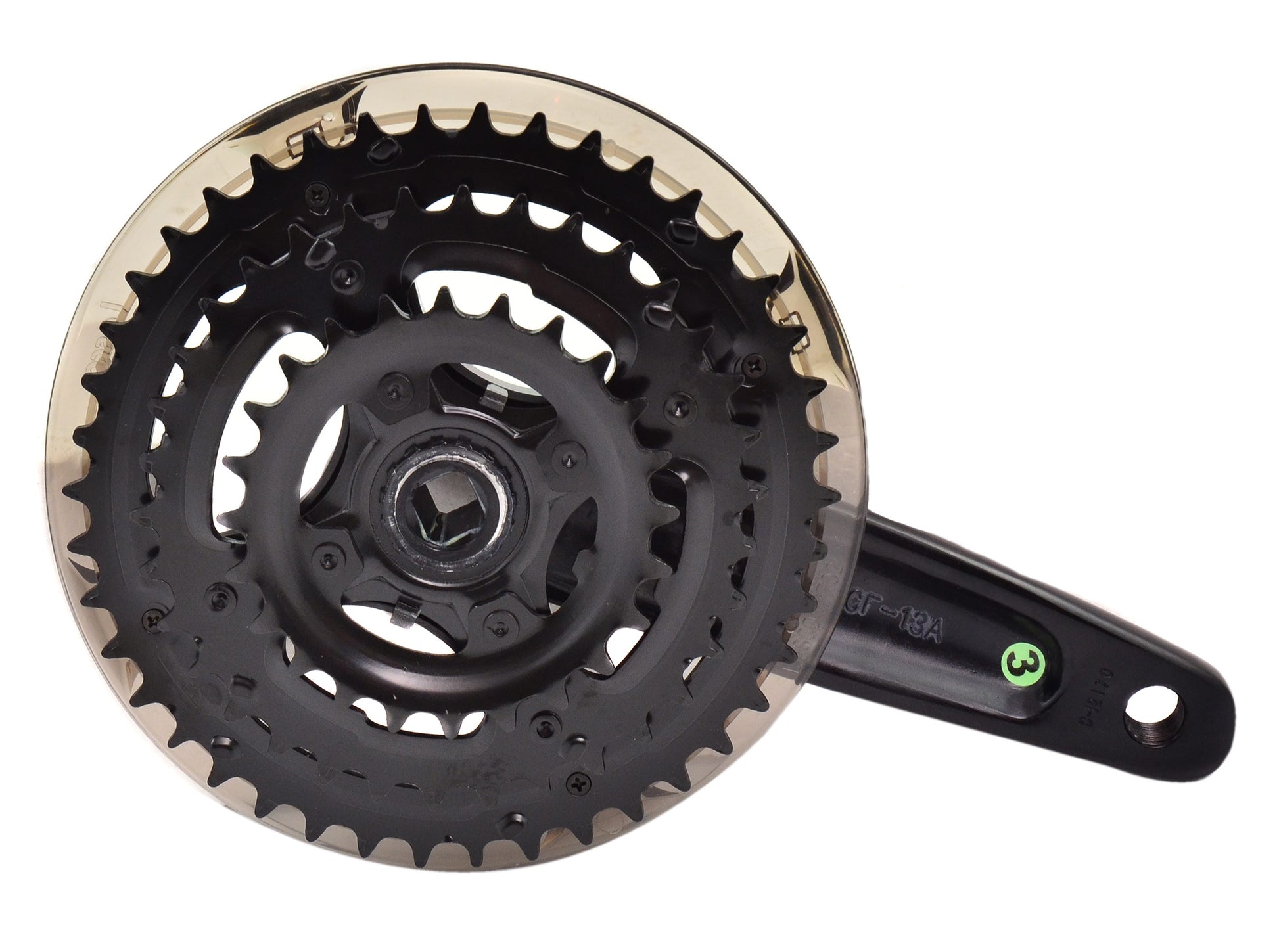 Crank set 48 38 28t 8sp negro