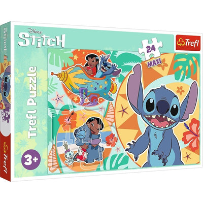 Puzzle per bambini Oku Disney Stitch da 24 maxi pezzi