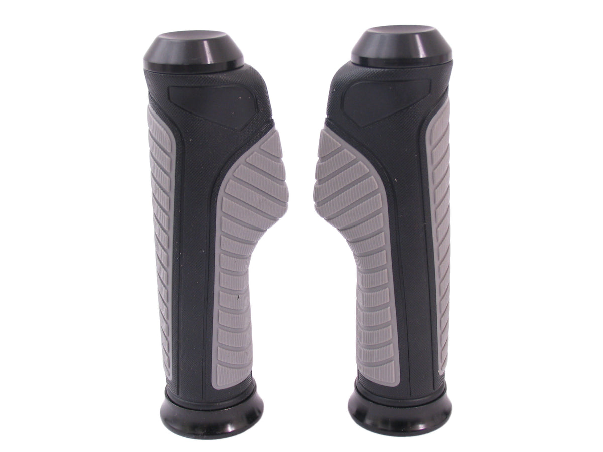 Edge Juego manillar scooter ciclomotor Anatomico Negro Gris