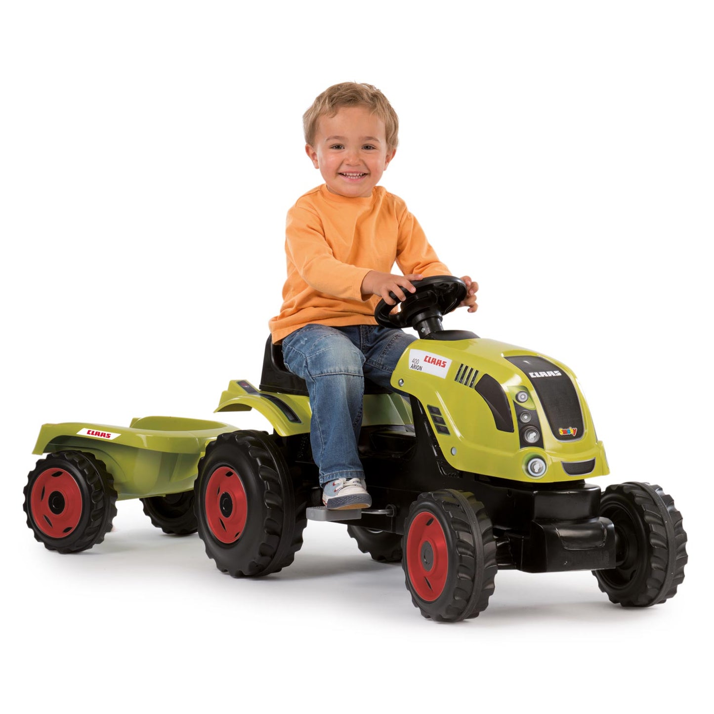 Smoby Tractor Claas con trailer