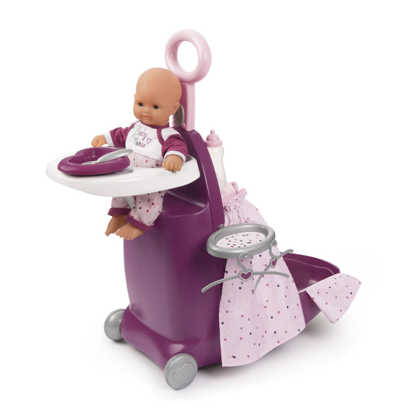 Smoby - Baby Nurse Care Trolley 3in1