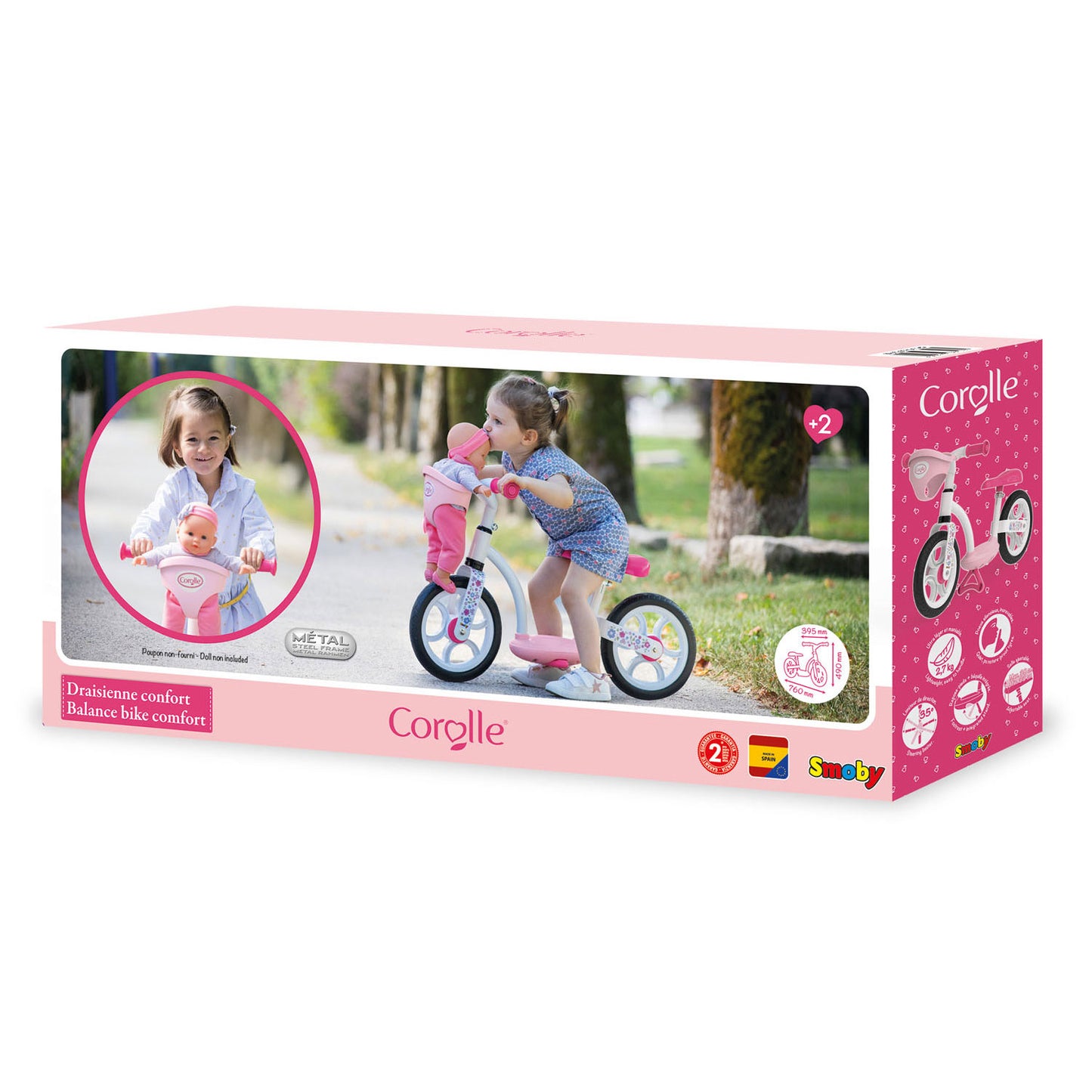 Smoby Corolle Loopfiets Comfort