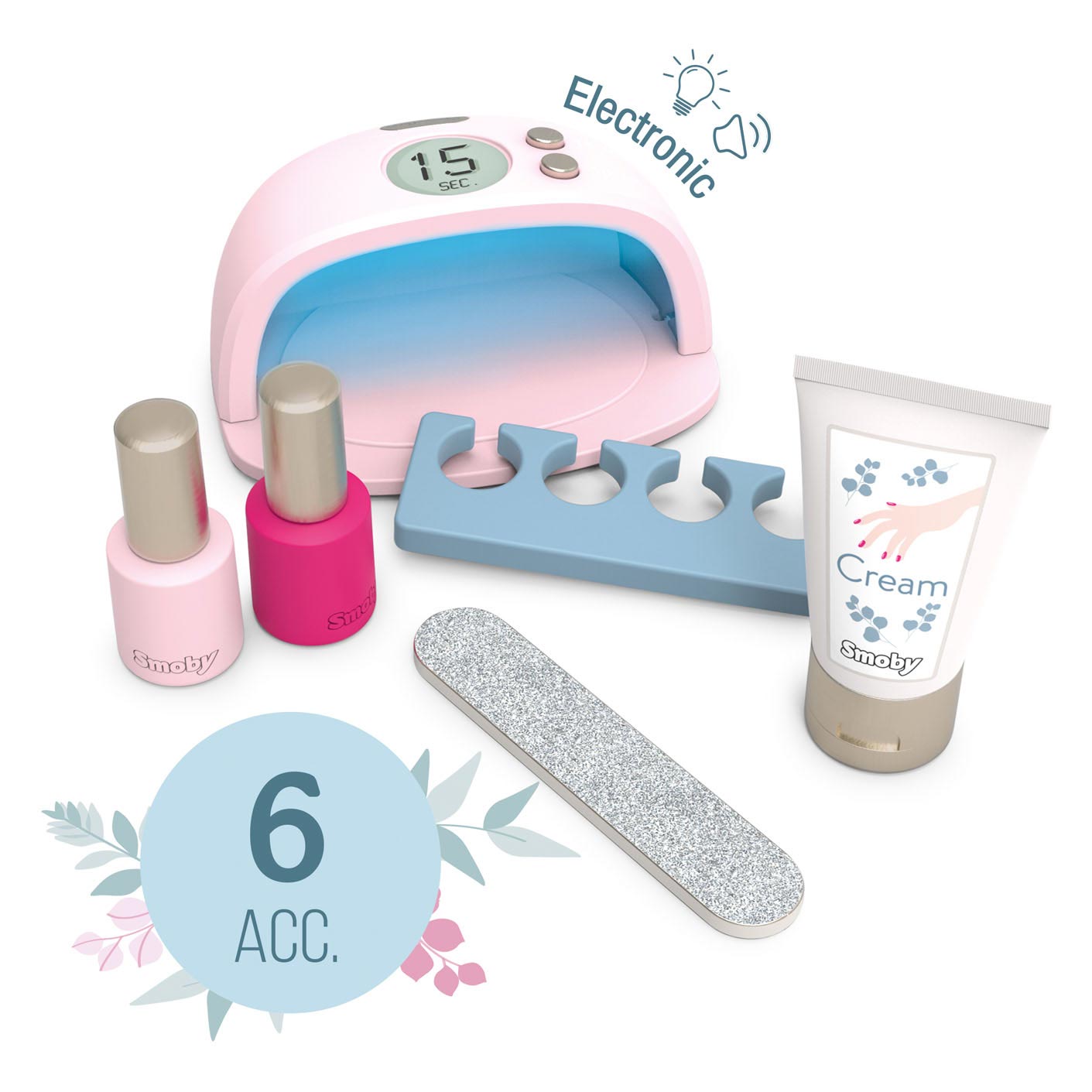 Smoby mi juego de uñas de belleza 6dlg.