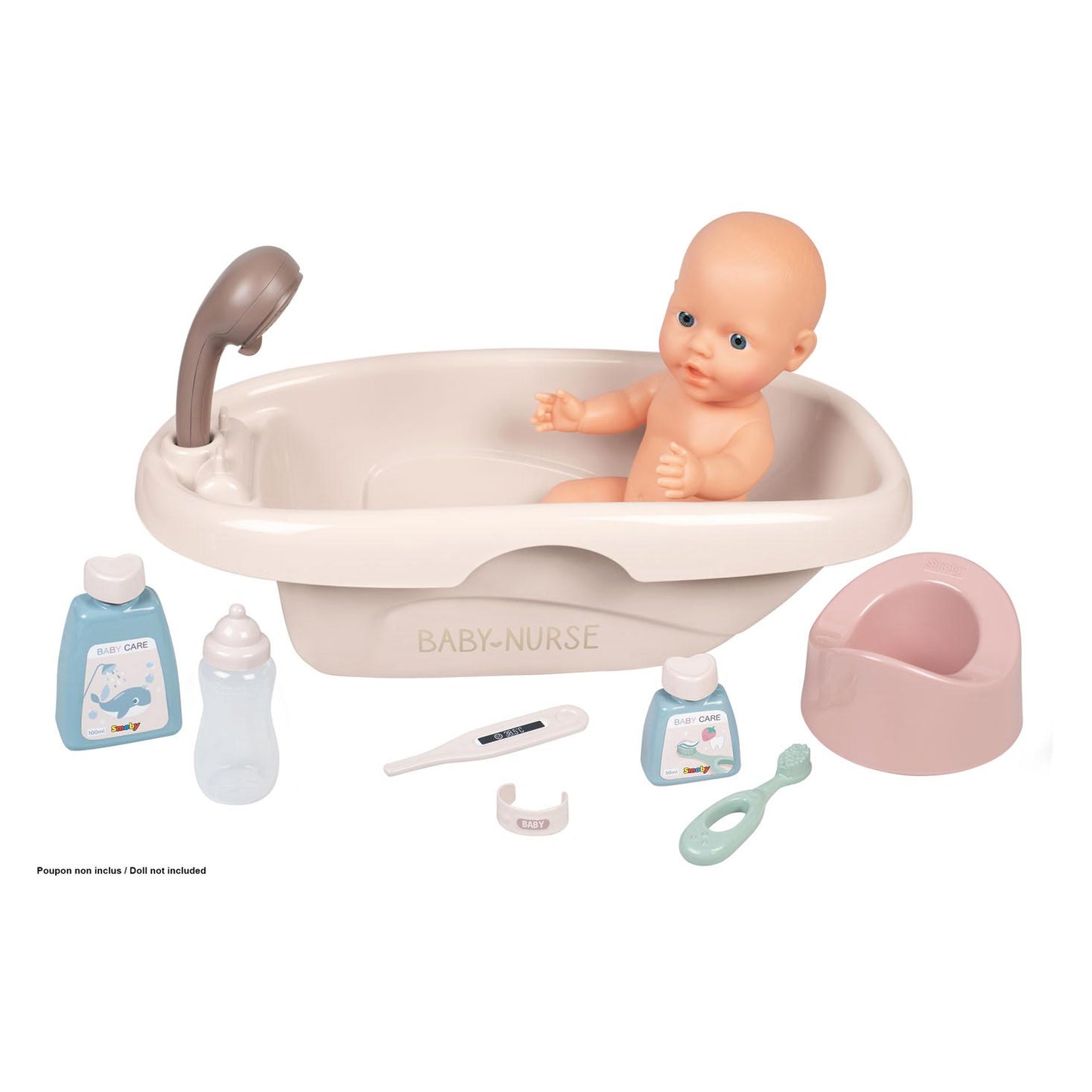 BAGNO SMOBY BABY NURE BACK CON ACCESSORI, 8DLG.