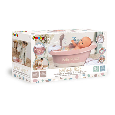 Smoby - Baby Nurse Bath con funzioni e accessori 3dlg.