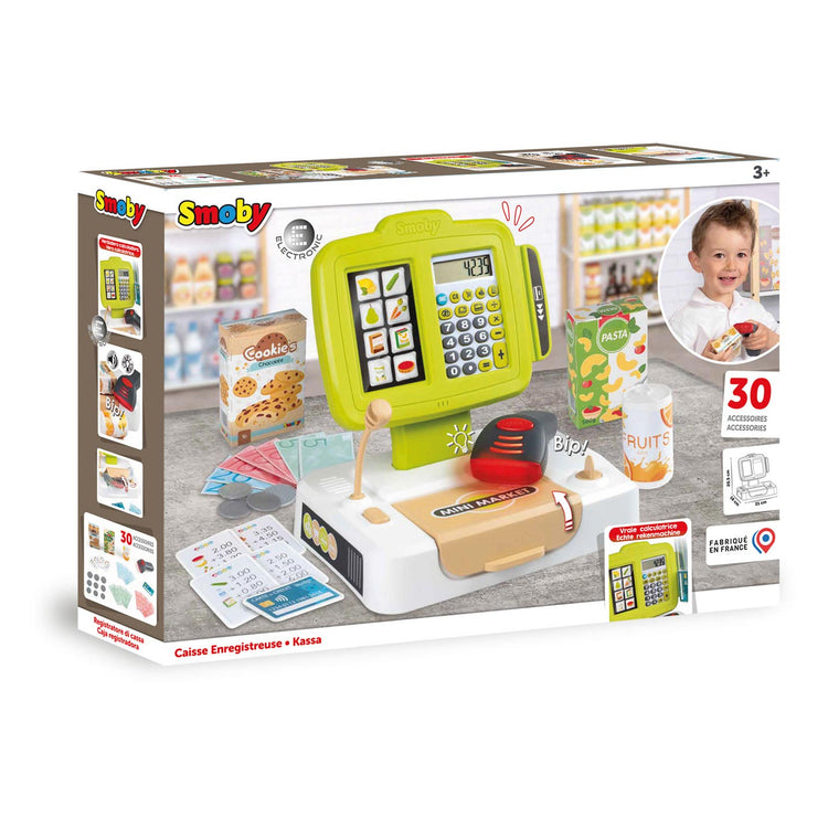 Smoby kassa con accessori 30dlg.