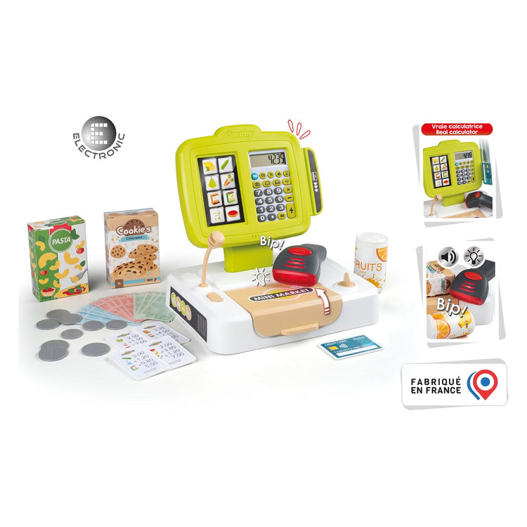 Smoby kassa con accessori 30dlg.