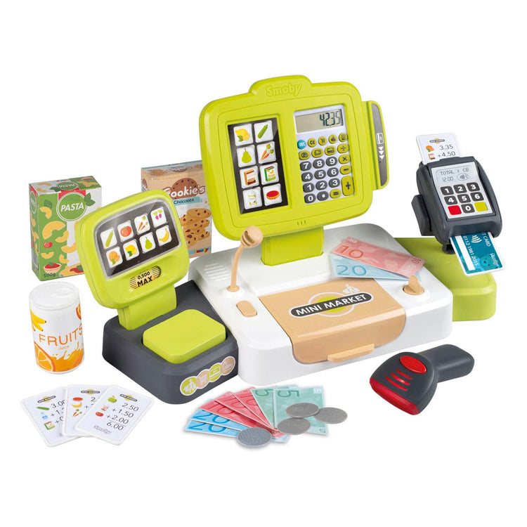 Smoby kassa con accessori, 30dlg.